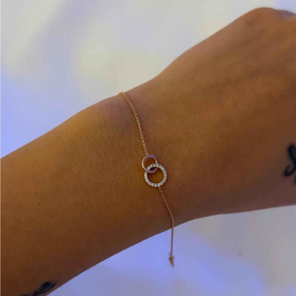 London Jewelers Diamond Rose Gold Dainty Bracelet